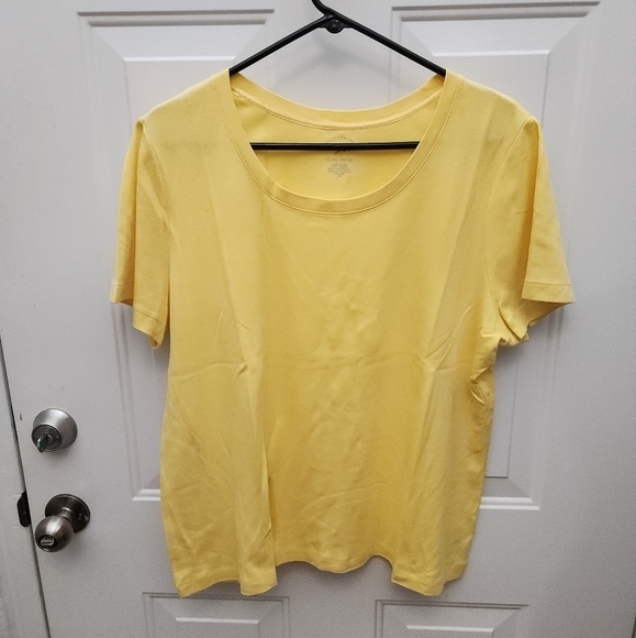 2 White Stag‎ Short Sleeve Tops Gold and Yellow  XL 16-18 - Picture 4 of 7